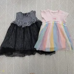女の子用　ノースリーブトップス120　2枚セット