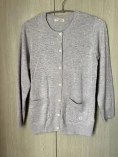 【新品未使用】samansa Mos2 カーディガン薄紫　フリーサイズ