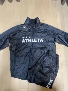 ATHLETA ピステ上下 ブラック ピステ ナイロンジャケット