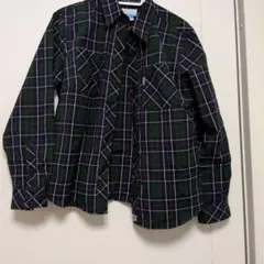 Columbia チェック柄長袖シャツ Lサイズ