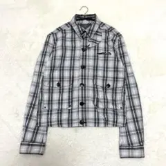 【美品】Alexander McQueen チェック柄ジャケット Lサイズのサムネイル