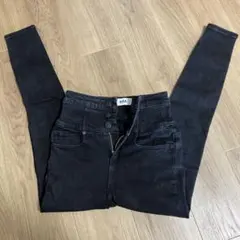 AZUL by MOUSSY スキニーデニム XS ブラック