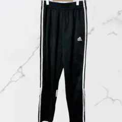 adidas ネイビー 3本ライン ジャージパンツ 160 - メルカリ