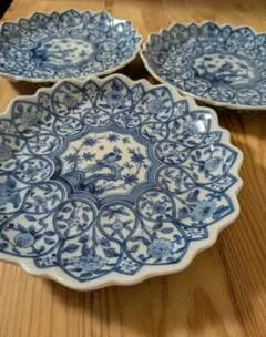 藤井敬之 ひろ窯 鼠志野 菊型 楕円皿 3枚 W16×D12×H4 - メルカリ