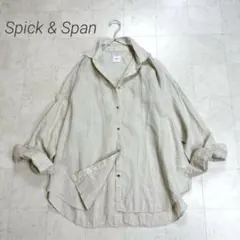 美品✨24SS スピックアンドスパン リネン エアリー ジャケット 38 美品】 スピックアンドスパン リネンエアリージャケット 24SSモデル