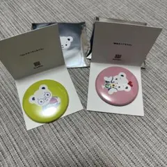 familiar ファミリア みらい百貨店　缶バッジ　2点セットのサムネイル