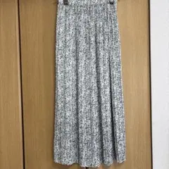 GLOBAL WORKグローバルワーク花柄プリーツロングスカート