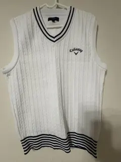 Callaway ケーブルニット ベスト Lサイズ