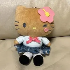 日焼けギャルハローキティ　制服　マスコット