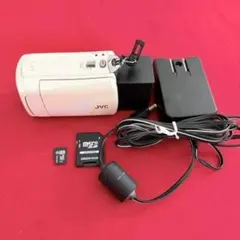 JVC GZ-N1-W AVCHD ビデオカメラ 本体 10倍光学ズーム - メルカリ