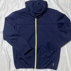 WORKMAN　Fieldcore フード付きナイロンジャケット ネイビーL古着