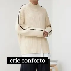 【crie conforto】フロントスリットリブニットのサムネイル