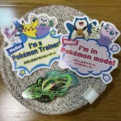 ポケモンセンター 非売品 シール ステッカー 3枚セット　レックウザ　夏休みのサムネイル