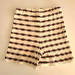 ZARA ボーダー ショートパンツ