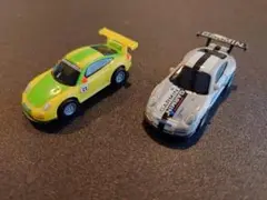 ポルシェ　プルバックアクションミニカー　２台セット　メーカー不明