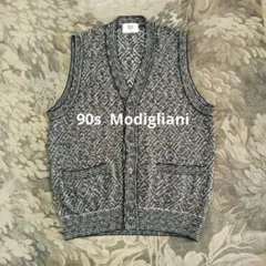 80s タウンクラフト ニットベスト グレー くるみボタン - メルカリ