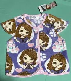 95 女の子スリーパー ディズニー プリンセス ソフィア 着る毛布 寝巻き 防寒