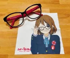 真鍋和 けいおん zoff コラボ 眼鏡 メガネ メガネ拭き クロス 2012年