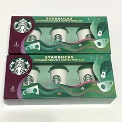 STARBUCKS プレミアムソリュブルコーヒーミニカップ 2箱2026/12月
