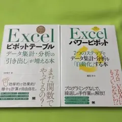 2冊セット】EXCEL パワークエリ/パワーピボット - メルカリ