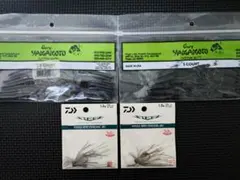 ゲーリーヤマモト ベビークローワーム ＆ ダイワ スティーズ スピンフィネスジグのサムネイル