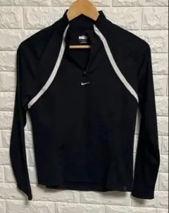Nike ナイキハーフジップ トレーニングトップ ブラックM レディース　長袖