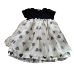 最終価格✨プティマイン petitmain 90cm 半袖　夏　女の子　ハート