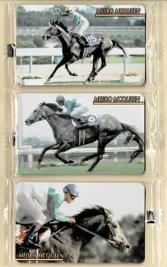 まねき馬 メジロマックイーン 武豊 3枚セット