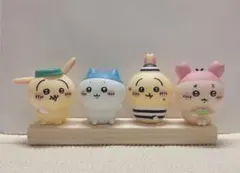BANDAI食玩「ちいかわフレンズ ４」 木製台付 5点セット（箱無し）