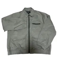 グレー ジップアップジャケット