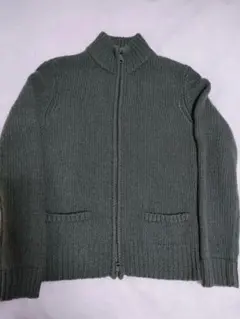 ジップアップ カーディガン