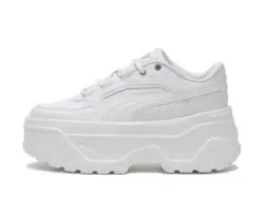 PUMA プラットフォームホワイトスニーカー