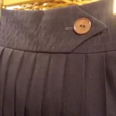 お値下げ！Europeヴィンテージ黒のプリーツロングスカート