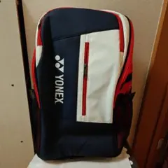 《新品未使用》YONEX テニスラケットバッグ ネイビー/ホワイト/レッド