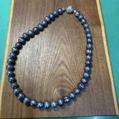 本真珠 大粒ネックレス シルバー留め具