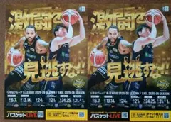 宇都宮ブレックス　BREX　比江島慎選手＆DJニュービル選手　チラシ　2枚セット