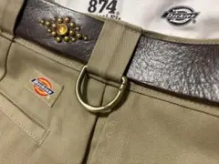 Dickies/ディッキーズ Dカン型 カラビナ 真鍮☆ウォレットチェーン　①のサムネイル
