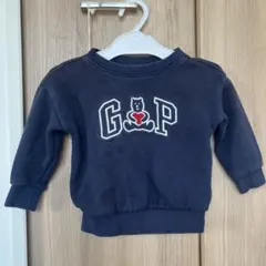 GAP ネイビー トレーナー 12-18Y 裏起毛