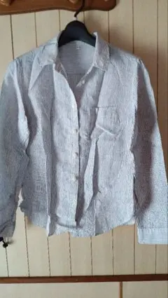 ストライプ Mサイズ 長袖シャツ