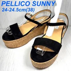 PELLICO SUNNY コラボ　ウェッジソール　ストラップサンダル　24のサムネイル