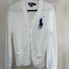 Polo by Ralph Lauren ホワイト長袖カーディガン S