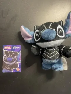 Cosbi スティッチ マーベル プラッシュキーチェーンシクレ　ブラックパンサー