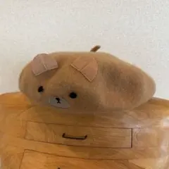 ベレー帽 クマの顔 フェルト rivet&surge