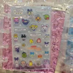 新品　サンキューマート　たまごっち　アクリルパーツ　シール帳ネイルキーホルダー