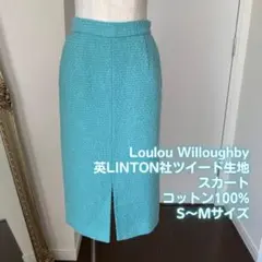 Loulou Willoughby ソリッドツイードタイトスカート