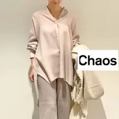定価2.4万◎Chaos ウール混 フローラビエラシャツ ウォッシャブル 日本製のサムネイル