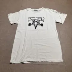 Thrasher 半袖　tシャツ　白　ホワイト 666 usa