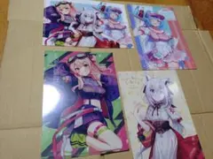 め*つ様 ホロライブ ファミリーマート B5 クリアファイル 4点セット