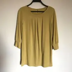 DHC 七分袖チュニック　カラシ色　Mのサムネイル