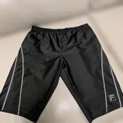 FILA メンズ スポーツ用ハーフパンツ ブラックのサムネイル
